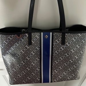 Tory Burch Coated Canvas Tote